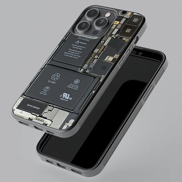 Phone Interface Circuit Teardown Glass Case